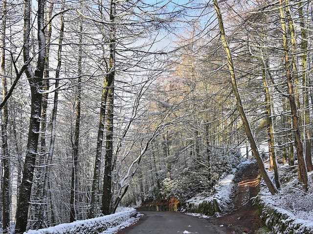 Aerial view of Brampton area near Chesterfield Derbyshire showing the commercial district with warehouses and business units along Barker Lane