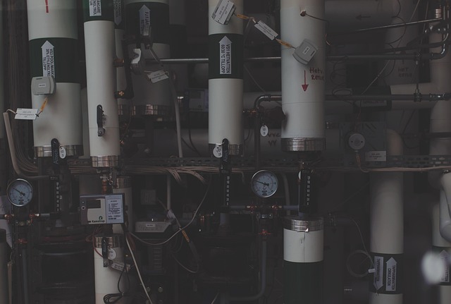 Black 63mm HDPE high density polyethylene pipe 6 metre length SDR11 pressure rated for water and gas supply on white background